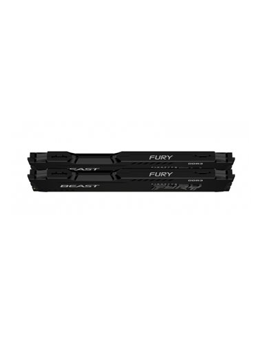 Оперативная память Kingston FURY Beast, DDR4 SDRAM, 3600 МГц, 16Гб, KF436C17BBK2/16