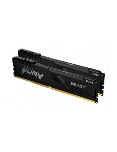 Memorie RAM Kingston FURY Beast, DDR4 SDRAM, 3600 MHz, 16GB, KF436C17BBK2/16