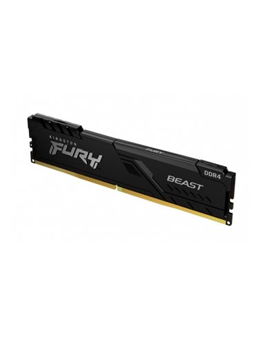 Оперативная память Kingston FURY Beast, DDR4 SDRAM, 3600 МГц, 16Гб, KF436C17BBK2/16