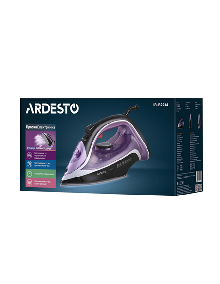 Fier de călcat Ardesto IR-B2234, 2400W, Violet