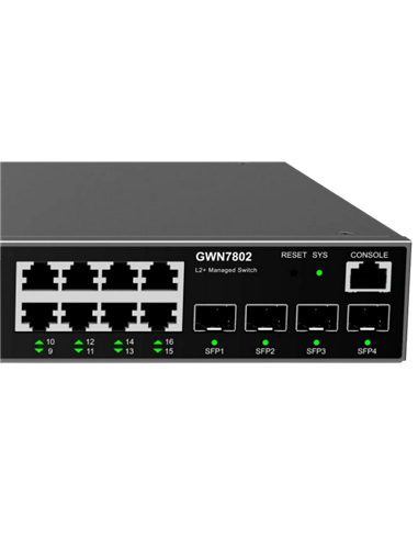 Сетевой коммутатор Grandstream GWN7802, 16x 10/100/1000 Мбит/с