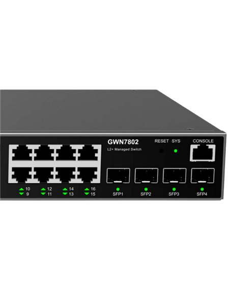 Сетевой коммутатор Grandstream GWN7802, 16x 10/100/1000 Мбит/с
