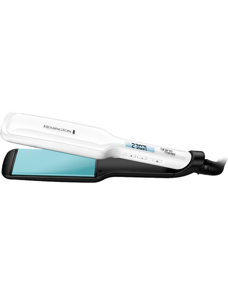 Выпрямитель для волос Remington Shine Therapy S8550, Белый | Синий