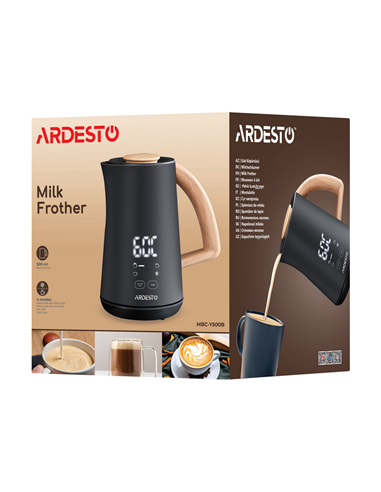Aparat pentru spumare lapte Ardesto MBC-Y500B, Negru