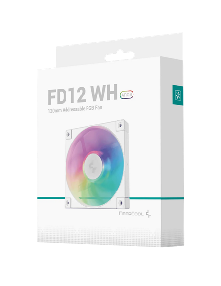 Вентилятор для ПК Deepcool FD12 ARGB, 120 мм