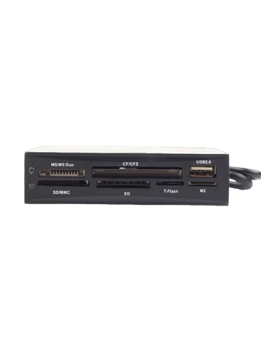 Cititor de carduri Gembird FDI2-ALLIN1-02-B, , Negru