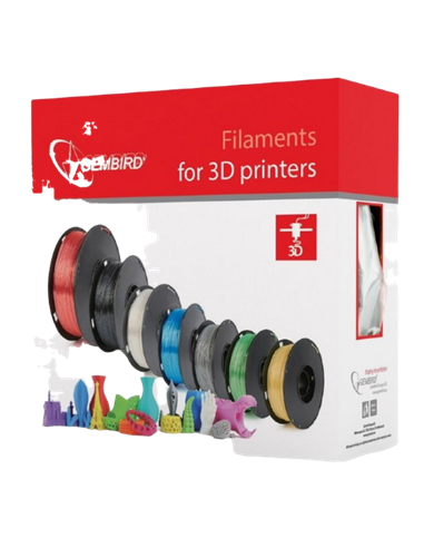 Нить для 3D-принтера Gembird 3DP-ABS1.75-01-TR, ABS, Прозрачный , 1.75 мм, 1кг