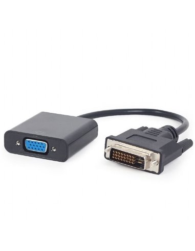 Видеоконвертер Cablexpert A-DVID-VGAF-01, DVI-D (M) - SVGA (F), 0,2м, Чёрный