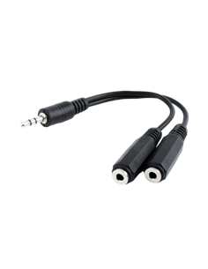 Cablu audio Cablexpert CCA-415-0.1M, mufă de 3,5 mm - 3.5 mm, 0,1m, Negru 2