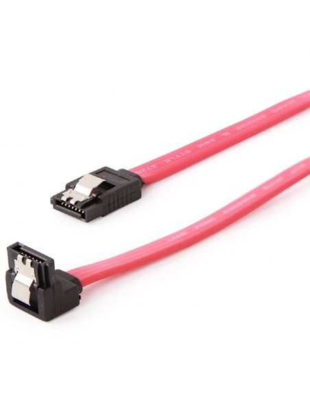 Кабель SATA Cablexpert CC-SATAM-DATA90-0.5M, Красный
