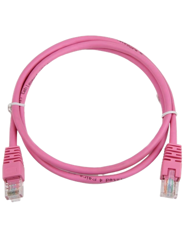 Патч-корд Cablexpert PP6-1M/RO, Cat6 FTP , 1м, Розовый