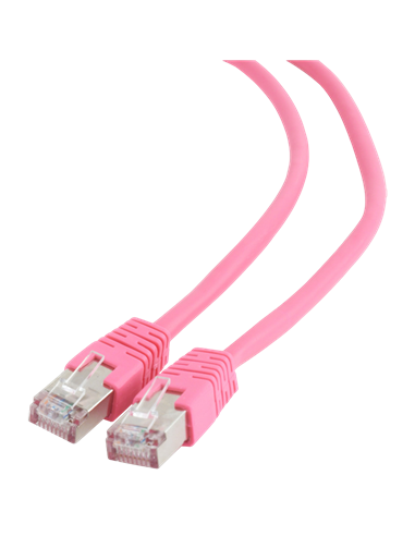 Patch cord Cablexpert PP6-1M/RO, Cat6 FTP , 1m, Roz