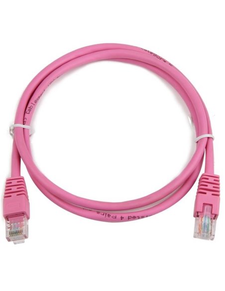 Патч-корд Cablexpert PP6-1M/RO, Cat6 FTP , 1м, Розовый Патч-корд Cablexpert PP6-1M/RO, Cat6 FTP , 1м, Розовый