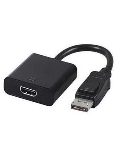 Видеоадаптер Cablexpert A-DPM-HDMIF-002, DisplayPort (M) - HDMI (F), 0,1 м, Чёрный