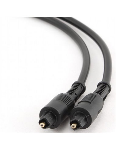 Аудиокабель Cablexpert CC-OPT-2M, Toslink - Toslink, 2м, Чёрный