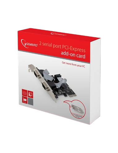 Карта расширения PCI-Express Gembird SPC-22, Чёрная