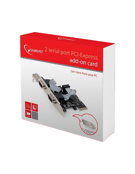 Карта расширения PCI-Express Gembird SPC-22, Чёрная