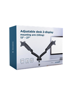 Suport pentru monitor Gembird MA-DA2-05, Negru 2