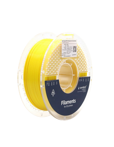 Filament pentru imprimantă 3D Gembird 3DP-PETG1.75HY-01-Y, PETG, Galben , 1.75 mm, 1kg