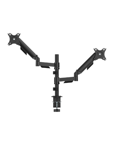 Suport birou pentru monitoare Gembird MA-DA2P-02, Negru