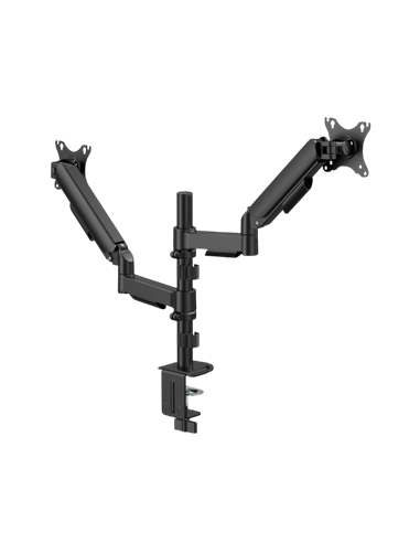 Suport birou pentru monitoare Gembird MA-DA2P-02, Negru