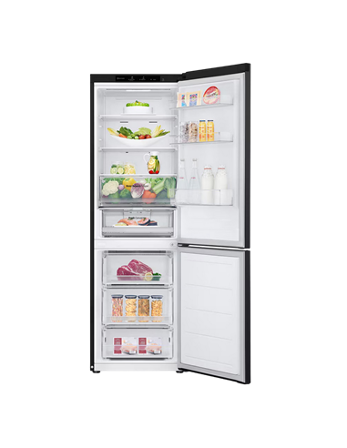 Холодильник LG GBV3100EEP, Чёрный