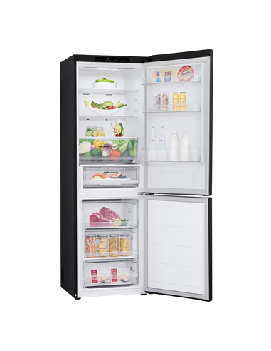 Холодильник LG GBV3100EEP, Чёрный