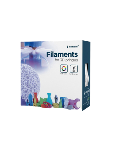 Filament pentru imprimantă 3D Gembird 3DP-PLA1.75-01-GB, PLA, Indigo , 1.75 mm, 1kg