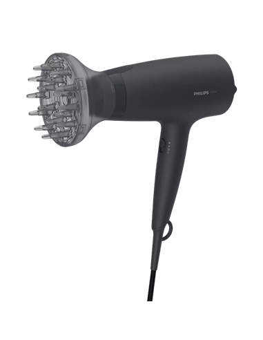 Uscător de păr Philips BHD302/30, 1600 W, Negru