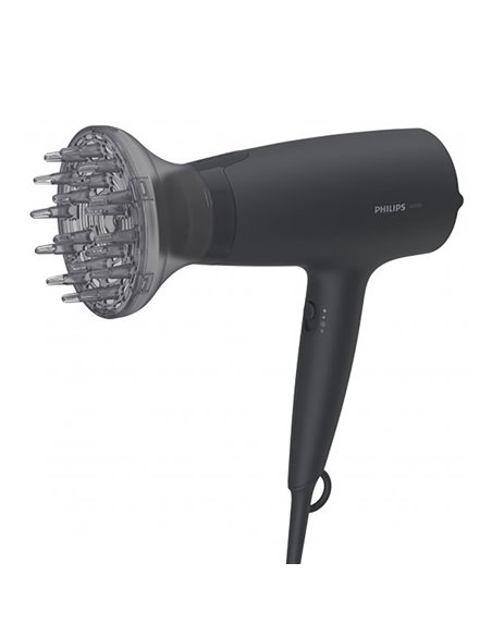 Uscător de păr Philips BHD302/30, 1600 W, Negru