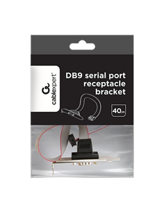 Задняя планка ПК с последовательным портом DB9 Cablexpert CC-DB9ML-01, Золотой 2