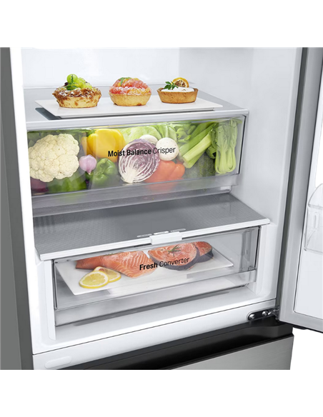 Frigider LG GBV3200DPY, DoorCooling+, Argintiu