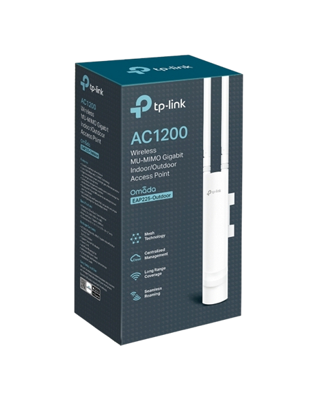 Наружная точка доступа TP-LINK AC1200, 300 Мбит/с, 867 Мбит/с, Белый