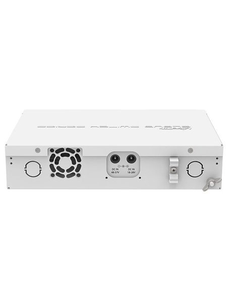 Comutator Router MikroTik CRS112-8P-4S-IN, Alb