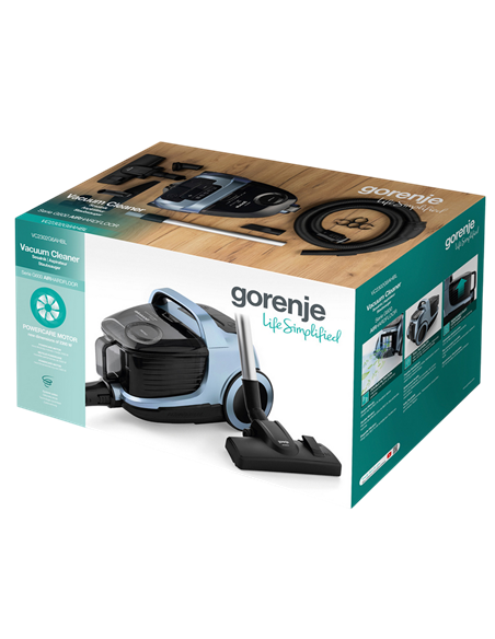 Aspirator Gorenje VC2302G6AHBL, Albastru deschis | Negru