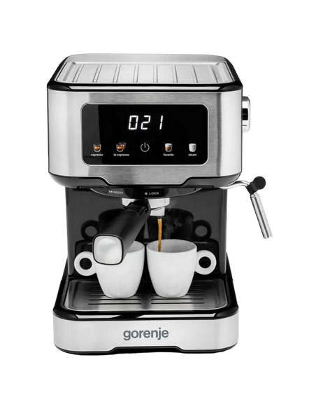Cafetiera manuala Gorenje ESCM15CD, 1100W, Oțel inoxidabil
