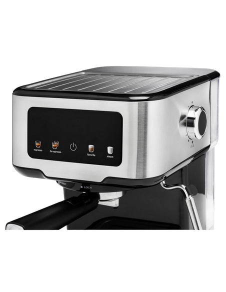 Cafetiera manuala Gorenje ESCM15CD, 1100W, Oțel inoxidabil