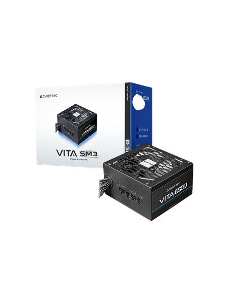Блок питания для компьютеров Chieftec Vita SM3, 750Вт, ATX, Полумодульный