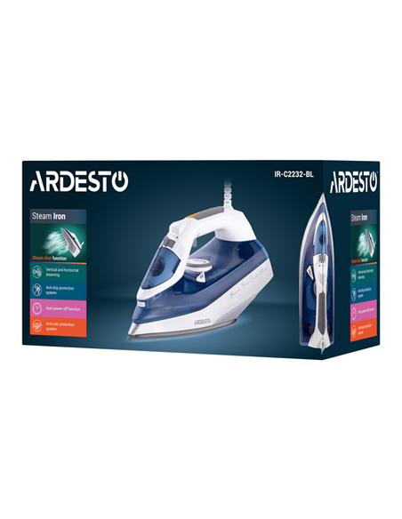 Утюг Ardesto IR-C2232-BL, 2200Вт, Синий | Белый
