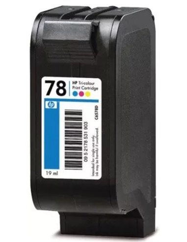 HP 78 (C6578D) Color Ink Cartridge for Deskjet 959c Printer, HP Deskjet 980cxi Printer, HP PSC 750, HP Deskjet 1100c, HP Desk...