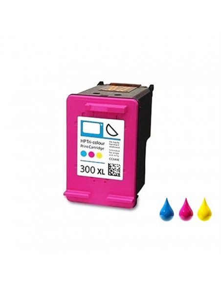 HP 300XL (CC644EE) High Yield Ink color Cartridge, for HP DeskJet D 1600 Series, 440 p.