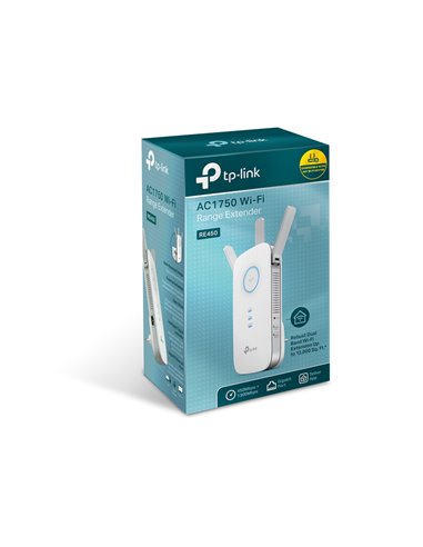 Усилитель сети TP-LINK RE450 / AC1750 Dual Band / Wi-Fi5 / 1 Gigabit Lan Port / 3 external antennas