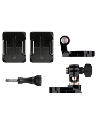GoPro Helmet Front + Side Mount -to attach GoPro to the front or side of helmets, compatible with HERO7 Black, HERO6 Black, H...