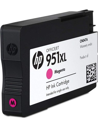 HP 951XL (CN047AE) Magenta Ink Cartridge, Officejet Pro 8100/8600, 1500 pages