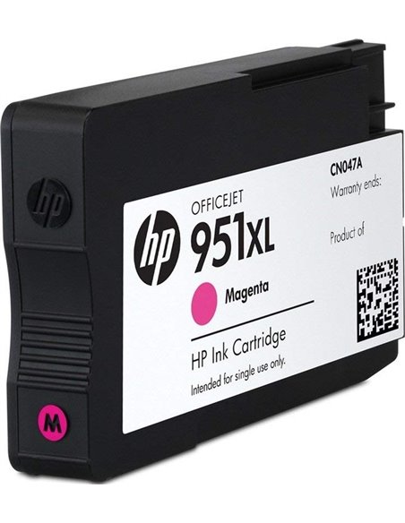 HP 951XL (CN047AE) Magenta Ink Cartridge, Officejet Pro 8100/8600, 1500 pages