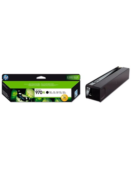 HP 970XL (CN625AE) High Yield Black Ink Cartridge for HP Officejet Pro X476dw, HP Officejet Pro X576dw, HP Officejet Pro X451...
