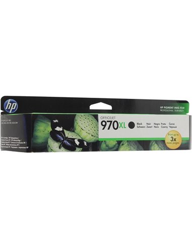 HP 970XL (CN625AE) High Yield Black Ink Cartridge for HP Officejet Pro X476dw, HP Officejet Pro X576dw, HP Officejet Pro X451...