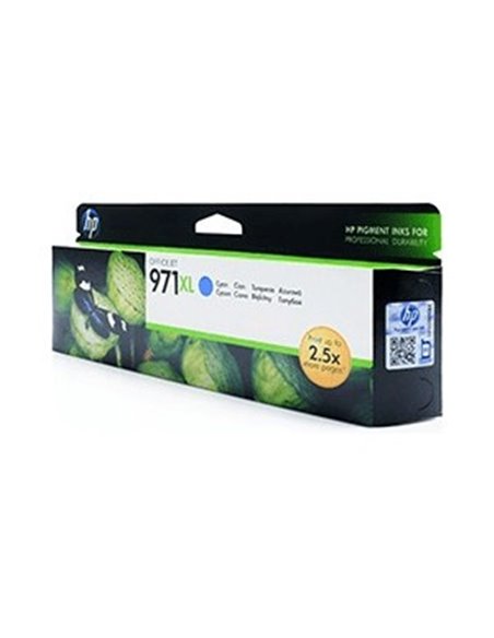 HP 971XL (CN626AE) High Yield Cyan Ink Cartridge for HP Officejet Pro X476dw, HP Officejet Pro X576dw, HP Officejet Pro X451d...