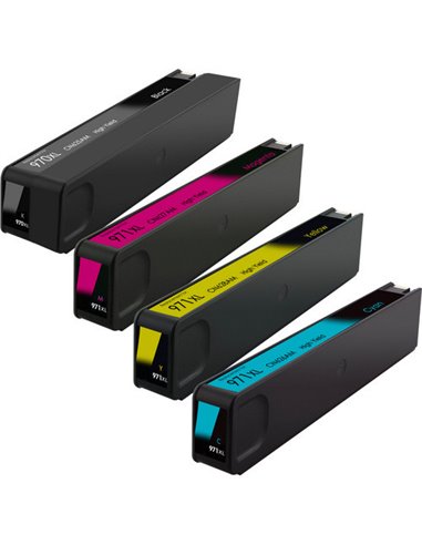 HP 971XL (CN626AE) High Yield Cyan Ink Cartridge for HP Officejet Pro X476dw, HP Officejet Pro X576dw, HP Officejet Pro X451d...