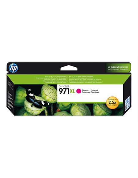HP 971XL (CN627AE) High Yield Magenta Ink Cartridge for HP Officejet Pro X476dw, HP Officejet Pro X576dw, HP Officejet Pro X4...